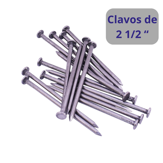 clavo de 2 1/2 pulgadas